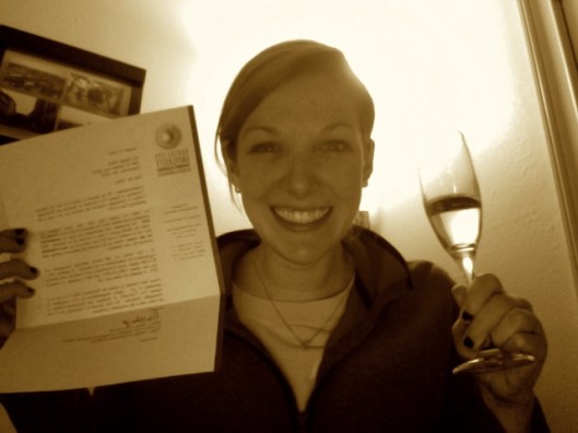 Med School acceptance letter