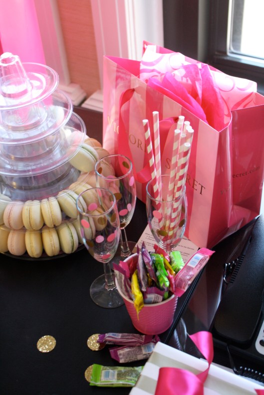 macarons and presents